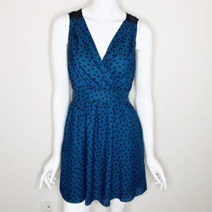 BCBGeneration Polka Dot Dress with Mesh